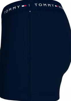 Tommy Hilfiger trunk (5-pack), heren boxers normale lengte, blauw met gekleurde tailleband