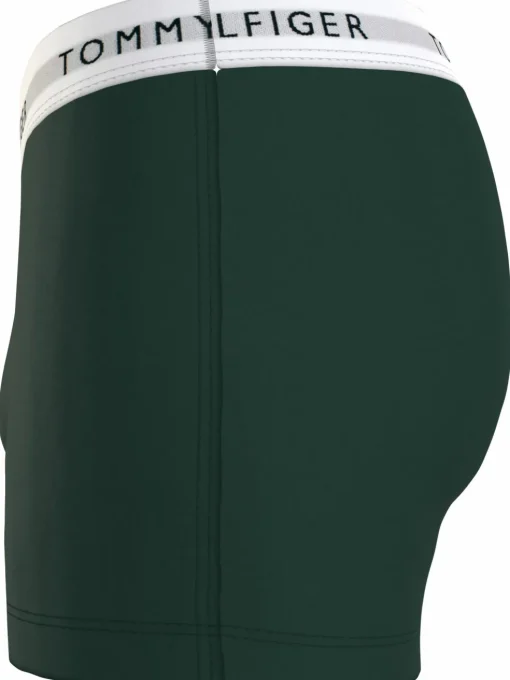 Tommy Hilfiger trunk (3-pack), heren boxers normale lengte, groen, lichtgroen, blauw