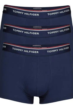 Tommy Hilfiger trunks (3-pack), heren boxers normale lengte, blauw