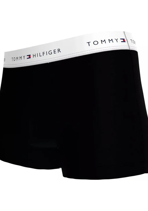Tommy Hilfiger trunks (7-pack), heren boxers normale lengte, zwart
