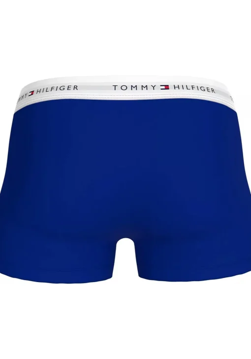 Tommy Hilfiger trunks (3-pack), heren boxers normale lengte, kobalt, blauw, groen
