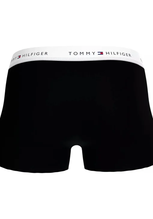 Tommy Hilfiger trunks (7-pack), heren boxers normale lengte, zwart