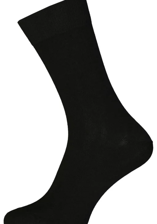 VENT herensokken katoen (5-pack), zwart, navy en jeansblauw