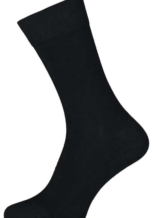VENT herensokken katoen (5-pack), zwart, navy en jeansblauw
