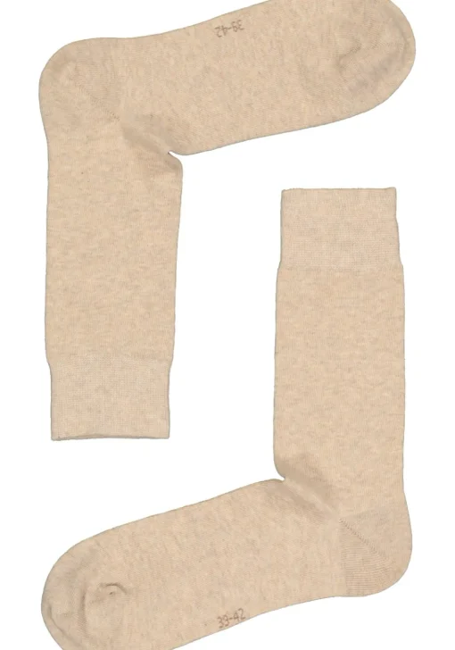 VENT herensokken katoen (2-pack), beige