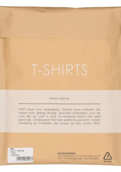 VENT strak model T-shirt V-hals (2-pack), wit