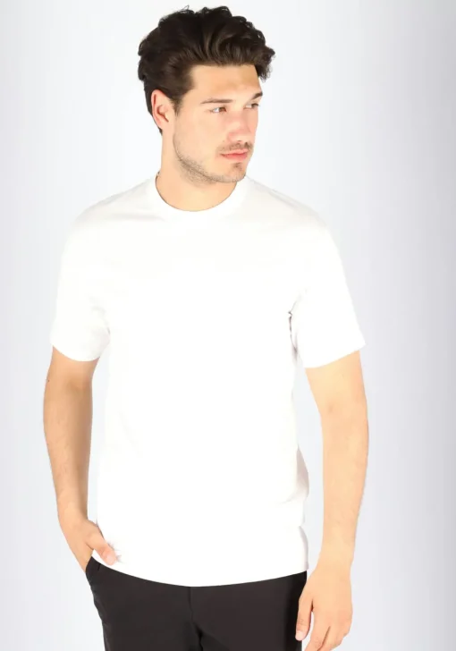 VENT wijd model T-shirt O-hals (2-pack), wit