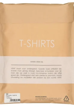 VENT wijd model T-shirt O-hals (2-pack), wit