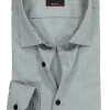 VENTI body fit overhemd, grijs (contrast)
