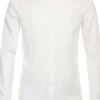 VENTI body fit overhemd, Oxford, wit