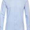 VENTI body fit overhemd, Oxford, blauw