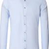 VENTI body fit overhemd, Oxford, blauw