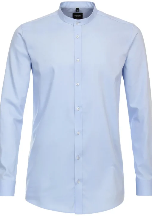 VENTI body fit overhemd, Oxford, blauw