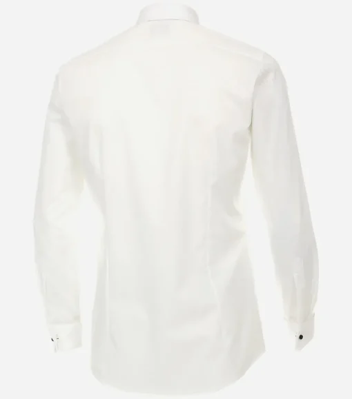 VENTI body fit overhemd, popeline, wit