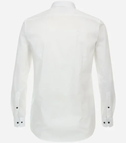 VENTI body fit overhemd, popeline, wit