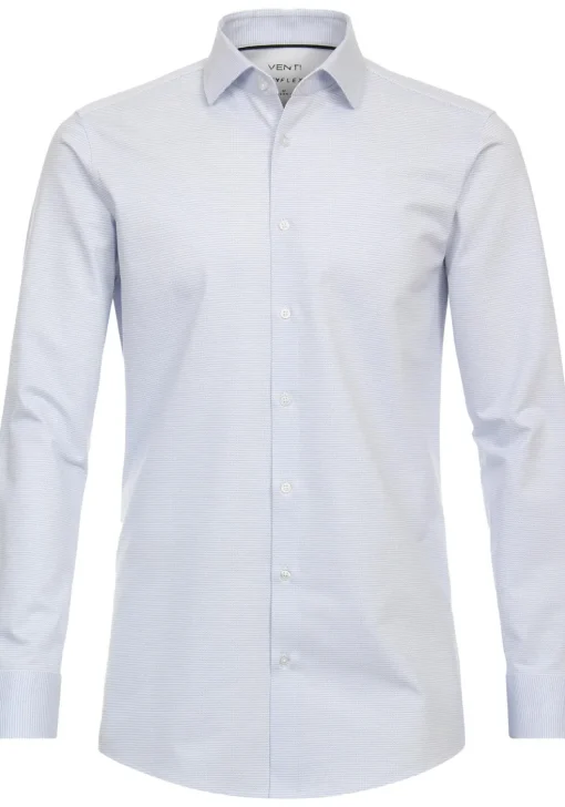 VENTI modern fit overhemd, jersey, blauw