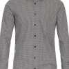 VENTI modern fit overhemd, popeline, bruin dessin