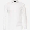 VENTI modern fit overhemd, mouwlengte 7, twill, wit