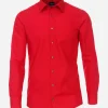 VENTI modern fit overhemd, popeline, rood