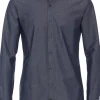 VENTI modern fit overhemd, twill, blauw