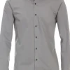 VENTI modern fit overhemd, twill, grijs