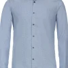 VENTI modern fit overhemd, dobby, blauw