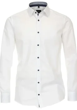 VENTI modern fit overhemd, popeline, wit