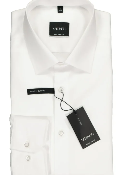VENTI modern fit overhemd, wit