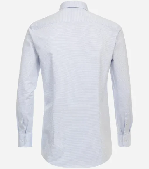 VENTI modern fit overhemd, jersey, blauw