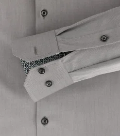 VENTI modern fit overhemd, twill, grijs