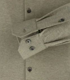 VENTI modern fit overhemd, jersey, groen