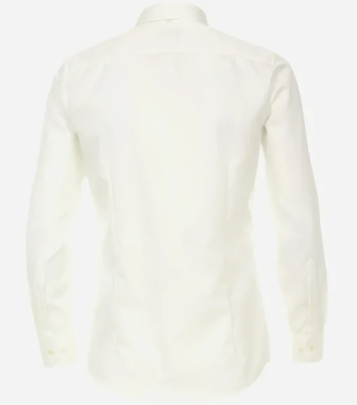 VENTI modern fit overhemd, mouwlengte 72 cm, twill, beige
