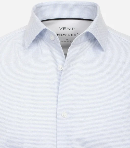 VENTI modern fit overhemd, jersey, blauw