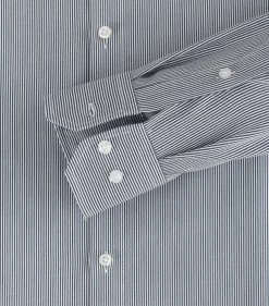 VENTI modern fit overhemd, twill, blauw gestreept