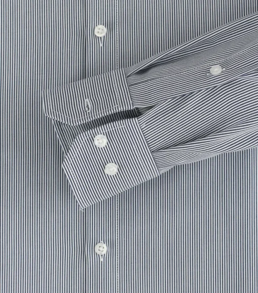 VENTI modern fit overhemd, twill, blauw gestreept