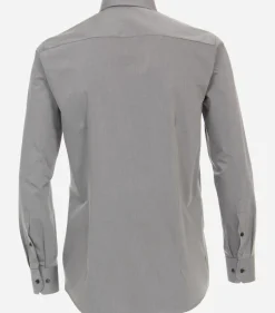 VENTI modern fit overhemd, twill, grijs