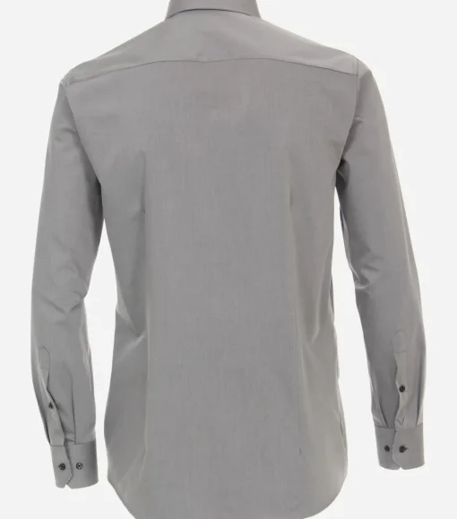 VENTI modern fit overhemd, twill, grijs