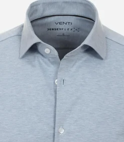 VENTI modern fit overhemd, jersey, blauw