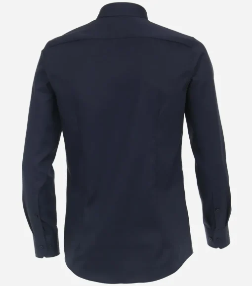 VENTI modern fit overhemd, mouwlengte 7, twill, blauw