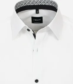 VENTI modern fit overhemd, popeline, wit
