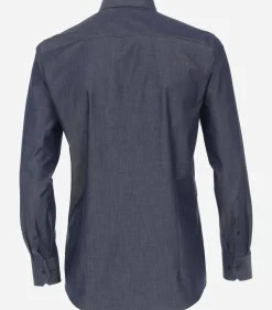 VENTI modern fit overhemd, twill, blauw