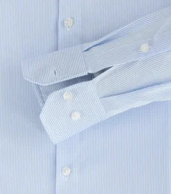 VENTI modern fit overhemd, twill, blauw gestreept