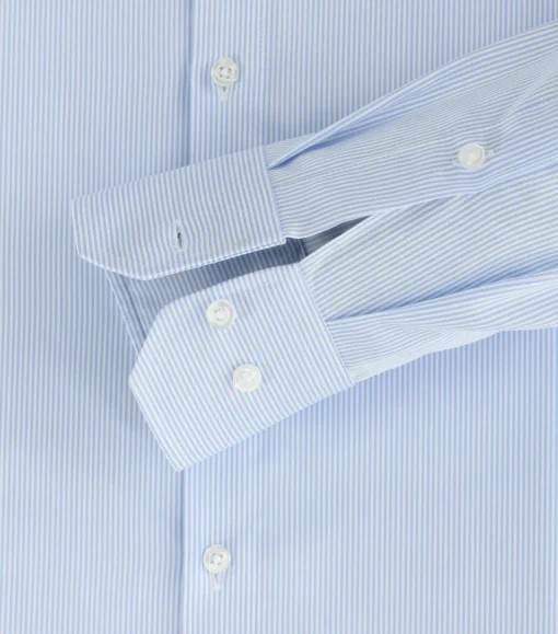 VENTI modern fit overhemd, twill, blauw gestreept