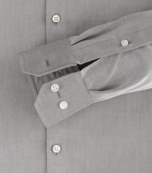 VENTI modern fit overhemd, twill, grijs