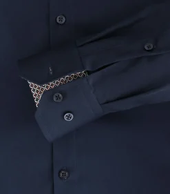 VENTI modern fit overhemd, popeline, blauw