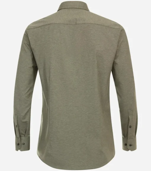 VENTI modern fit overhemd, jersey, groen